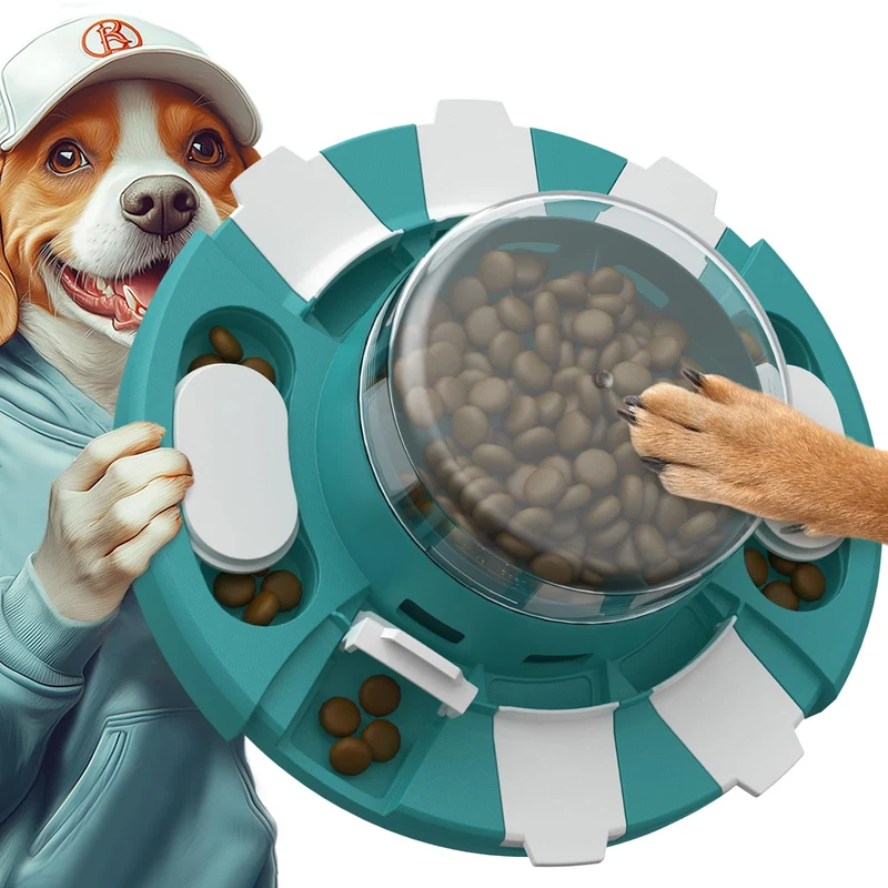 KadTC: Défi à deux niveaux – Jouet puzzle pour chien, slow feeder et stimulateur mental