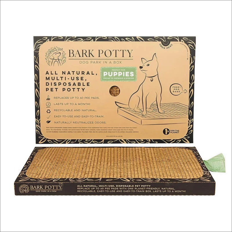 Bark Potty – Toilette naturelle pour chiots et petits chiens (24x16)