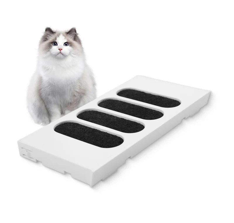 CATLINK Filtre Boîte pour Bac Litière Auto-Nettoyant – Réduction des Odeurs, 2 Filtres – Compatible Scooper Young & Luxury PRO