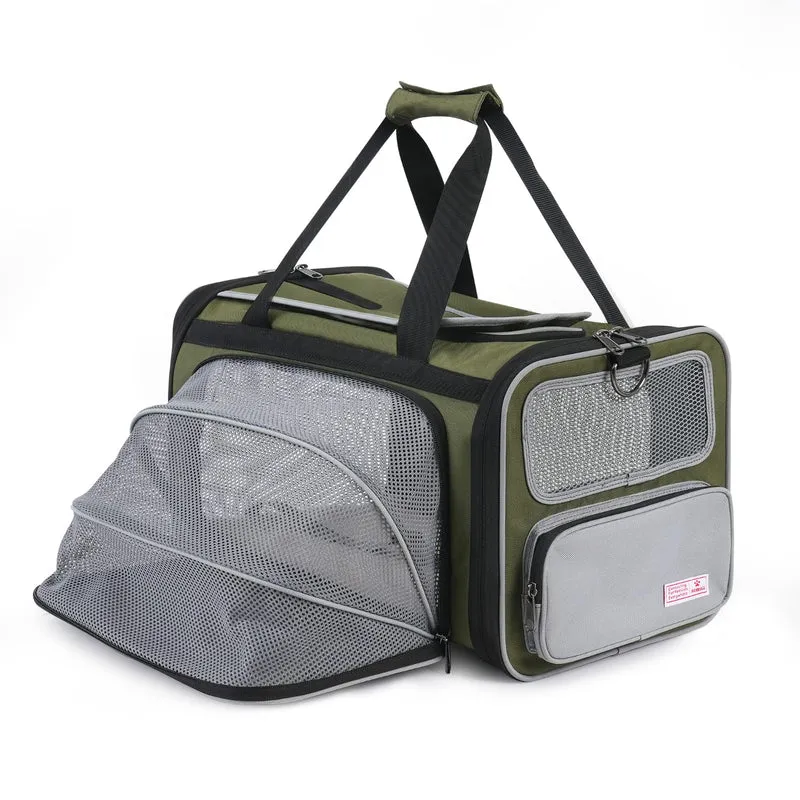 Pawaii Portoir pour chat — Conforme TSA, transport souple et pliable pour chats et chiots