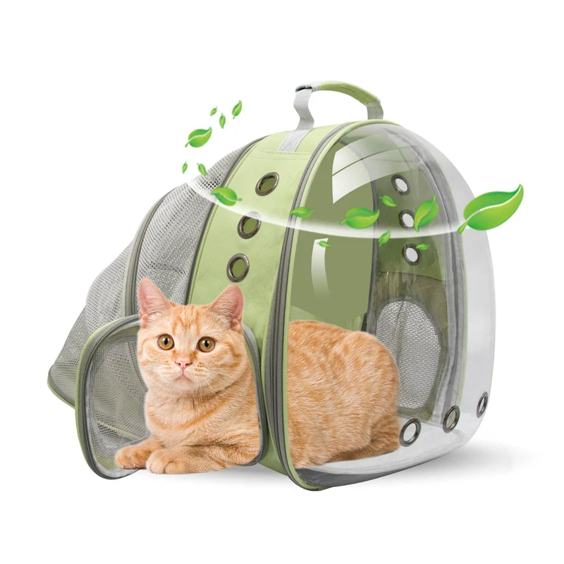 TOYSINTHEBOX Sac porte-chat extensible – Bulle panoramique, sécurité anti-évasion, avion approuvé