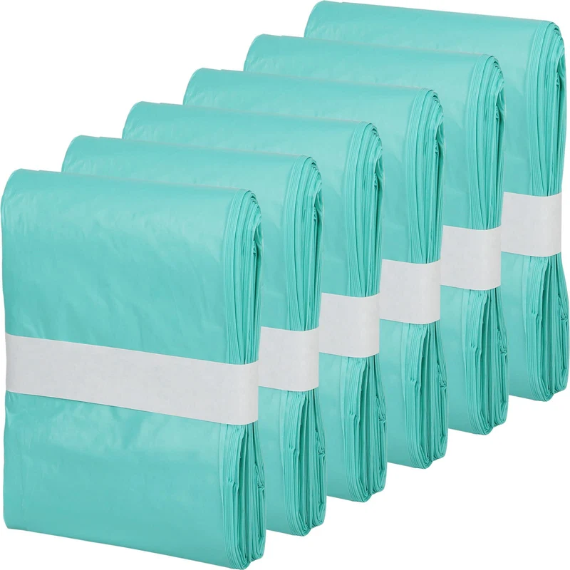 Lisyee – Recharge pour seau à litière (6 sachets) compatibles Litter Champ, vert, légèrement parfumés