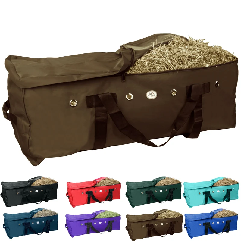 Majestic Ally Sac de Stockage Foin – Très Grand 52x27x21 et Grand 44x20x16, Nylon 1200D
