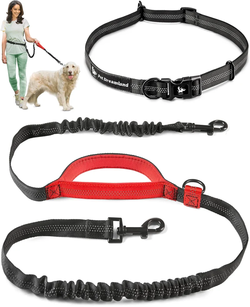 Pet Dreamland Laisse Main Libre – Confort et Liberté pour Grands Chiens
