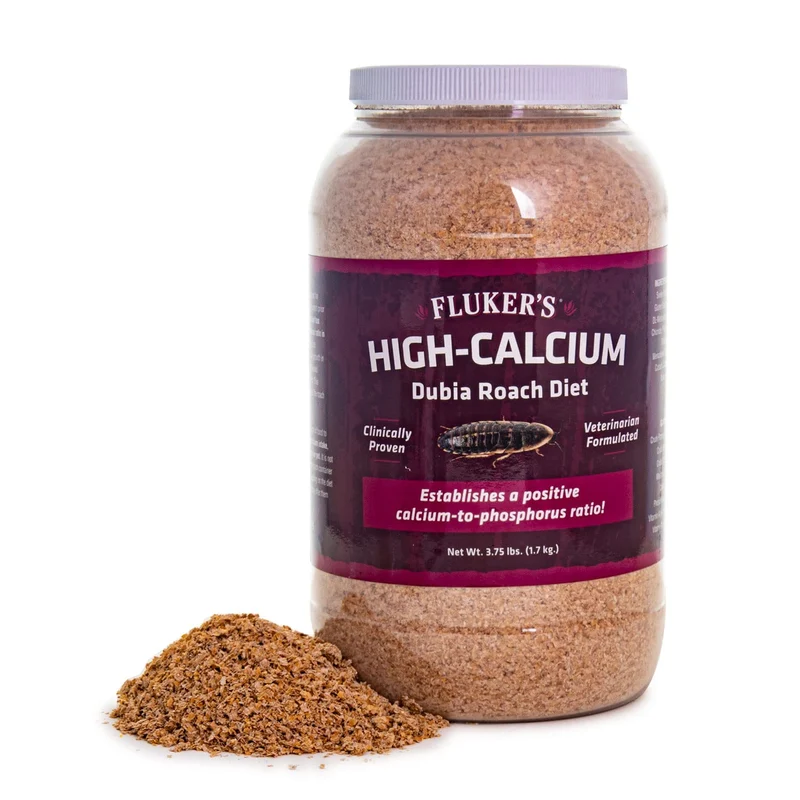 Fluker's Alimentation à Calcium Élevé pour Dubia – Nourrissage et Litière, 1,7 kg