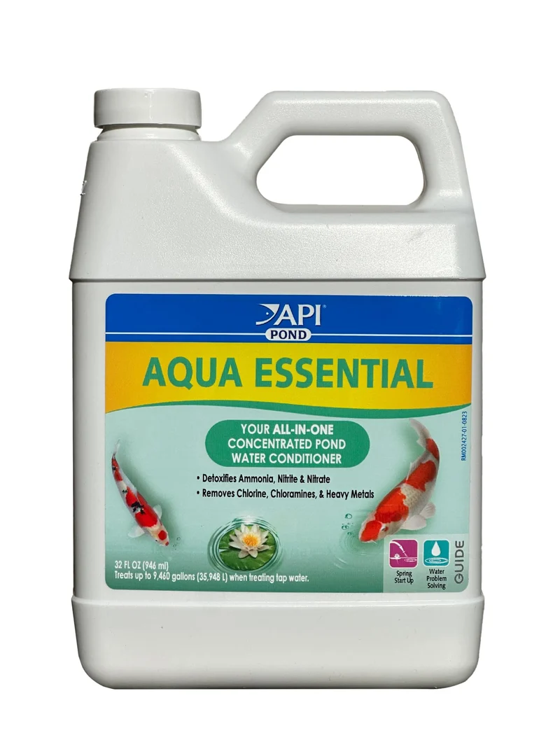 API Pond Aqua Essential – Conditionneur d’Eau d’Étang, Bouteille de 32 onces