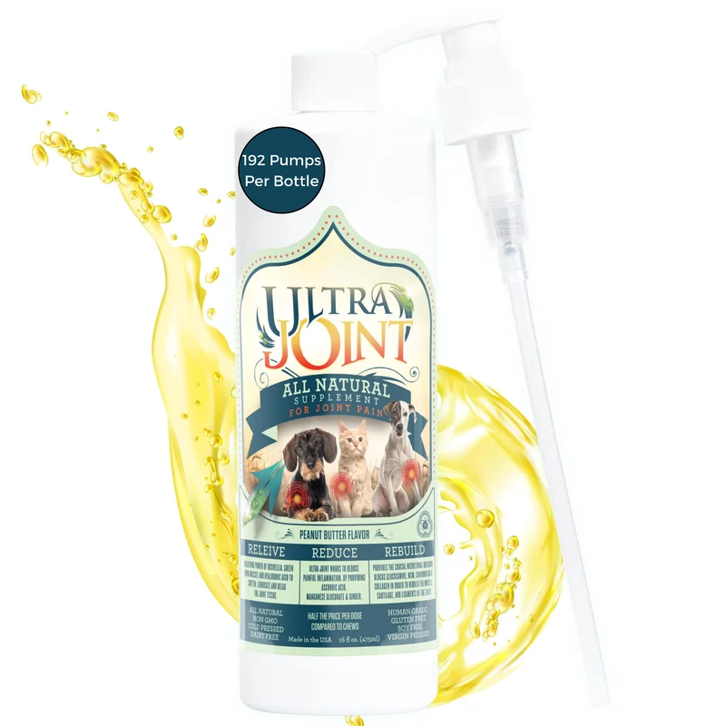 Ultra Joint – Soutien articulations liquide pour chiens et chats – Glucosamine & Chondroïtine | 16 oz