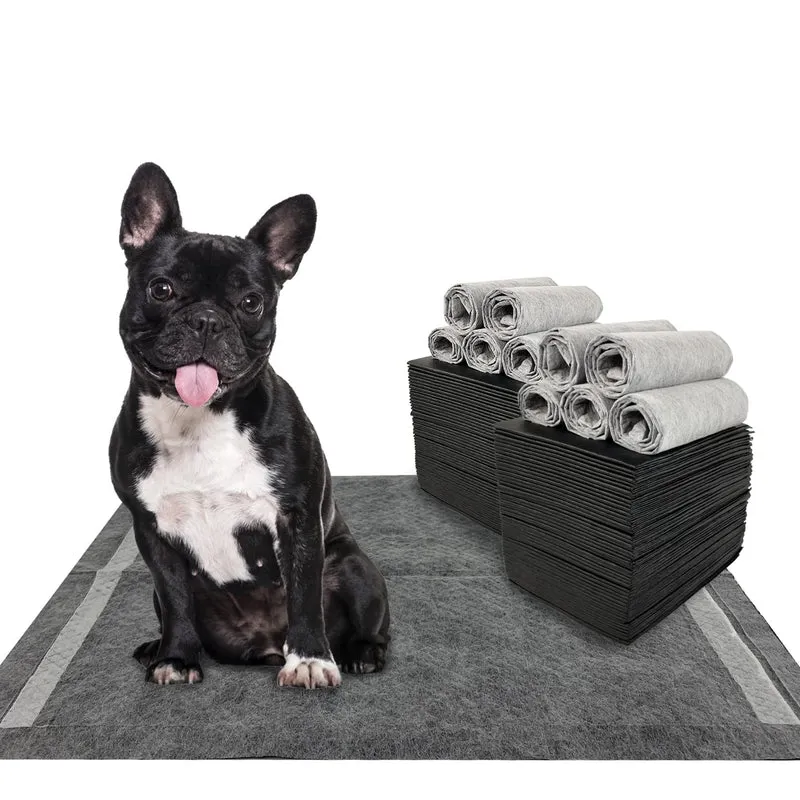 Dogcator Tapis d’entraînement pour chiots au charbon actif – 100 tapis 22x22 po, absorbants et anti-odeurs