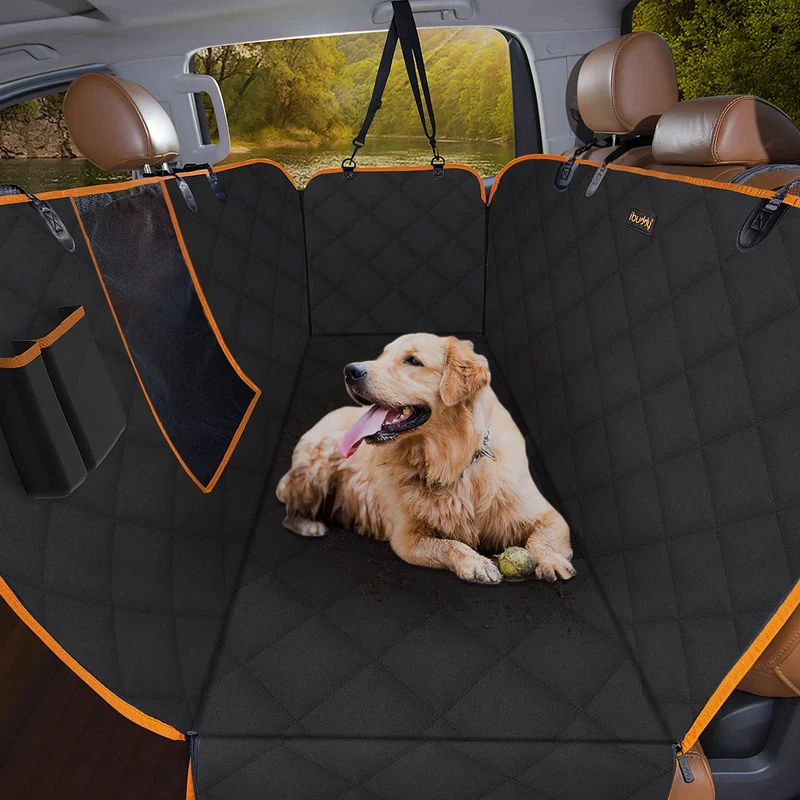 iBuddy Housse de siège pour chien — Camion, 100% étanche, Hamac arrière XL, Lavable en machine