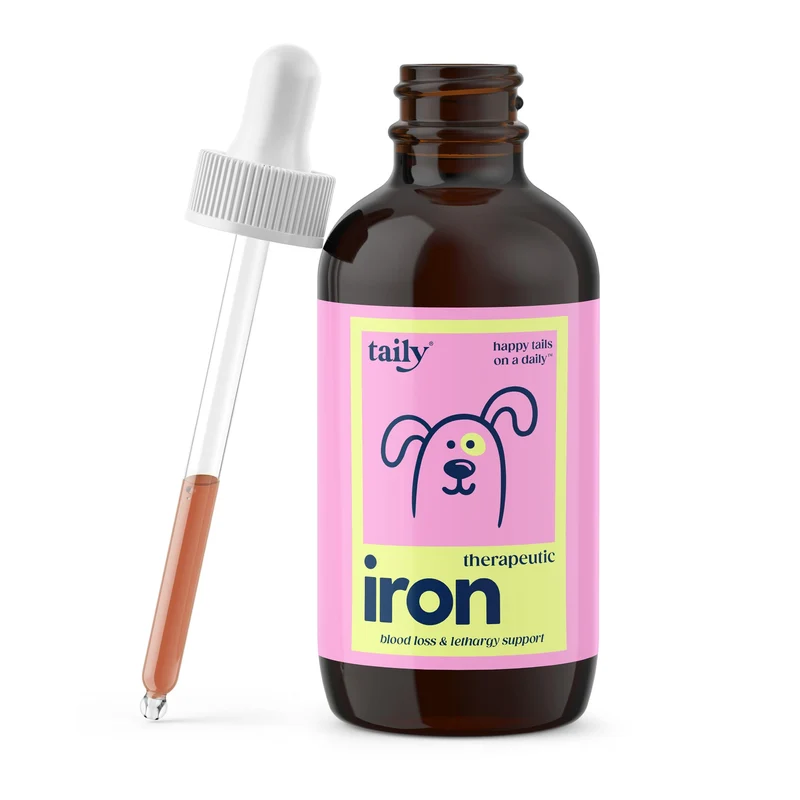 Taily AminoPets Fer Liquide pour Chiens et Chats | Soutien potentiel à l'anémie et à l'énergie | Fabriqué aux États‑Unis