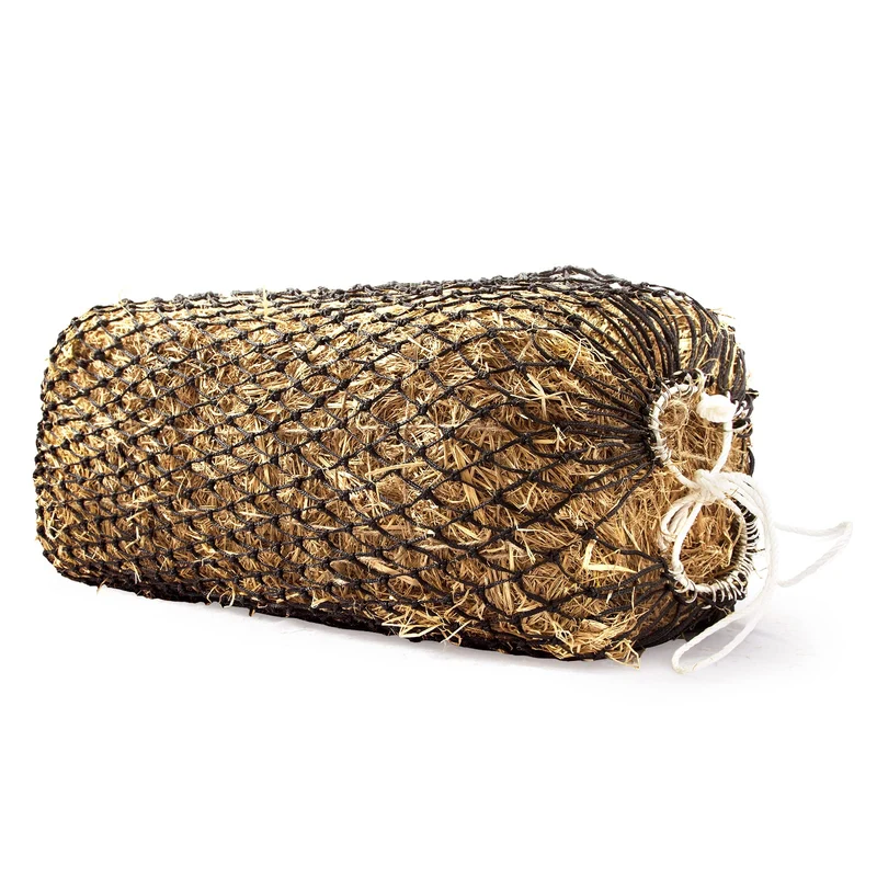 Bloomoak Slow Hay Net pour Chevaux – Filet à Foin Lent en PE Durable, 36x18x18 à 47x25x17 po