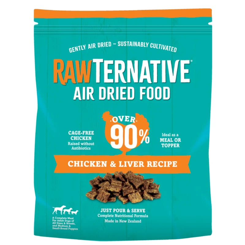 Grandma Mae's RawTernative – Alimentation Chien poulet et foie, séché à l'air, 1 lb