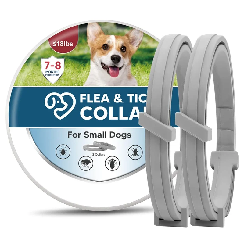 NJKPUYT Collier antiparasitaire pour chien petit – protection naturelle jusqu’à 8 mois