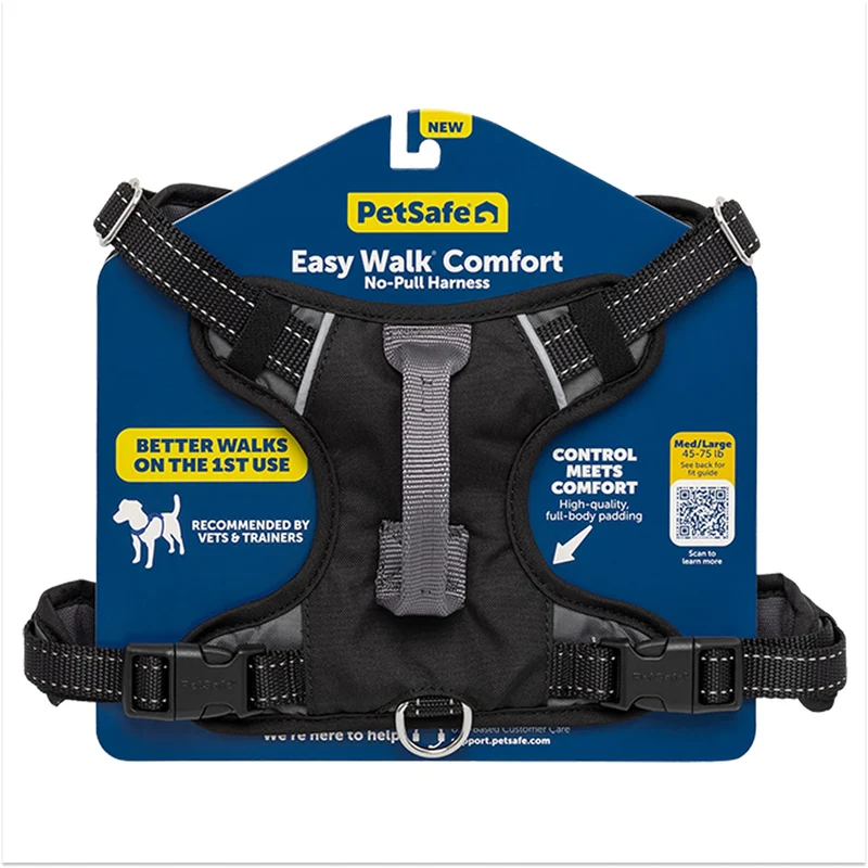 PetSafe Easy Walk Comfort Harnais Anti-Tirage pour Chiens Moyens/Grands | Confort et Contrôle
