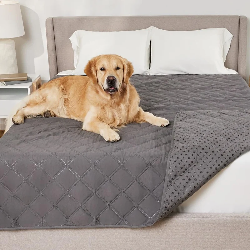 GORILLA GRIP Couverture Chien Étanche 82x82 – Anti-Fuite, Antidérapante, Lavable