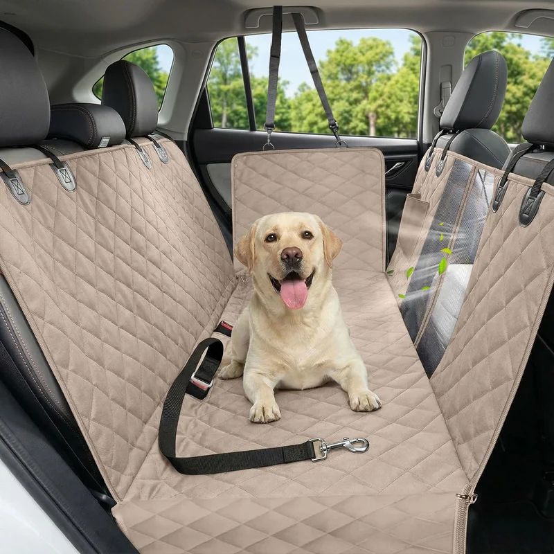 Victoper Housse de Siège pour Chien – Étanche, Anti-rayures et Antidérapante, Hammock avec Flap Latéral (60 po x 64 po)