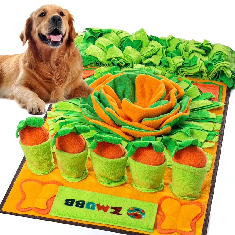 ZMUBB Tapis de reniflement pour chiens – Stimulation olfactive et alimentation lente (31'' x 19'')
