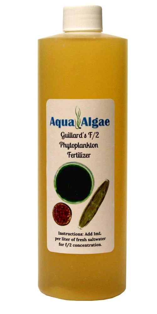 Aqua Algae F2 Ferts – Formule F/2 Guillard professionnelle (473 ml) pour phytoplancton Nannochloropsis et Tetraselmis – Soutien pour copepods et bac récifal
