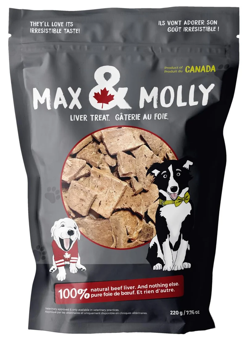 ILPEOD Max et Molly Boeuf – Friandises pour Chiens, Récompense Savoureuse