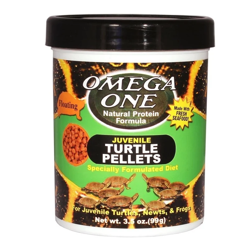 Omega One Granulés pour Tortues Juvéniles - Flottants 3 mm, 3,5 oz