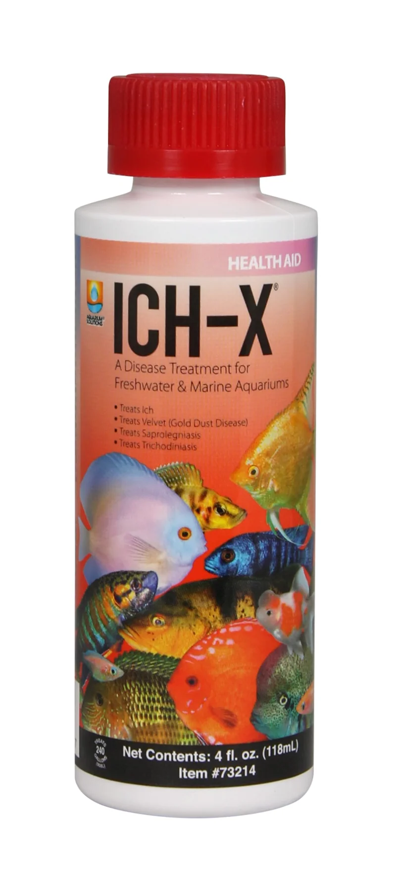 Hikari Ich-X pour Aquarium – Traitement Ich, 4 oz