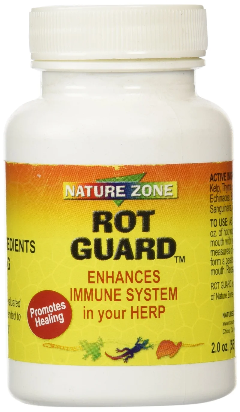 Nature Zone SNZ59331 Rot Guard – Renforce le système immunitaire des reptiles, flacon de 2 onces