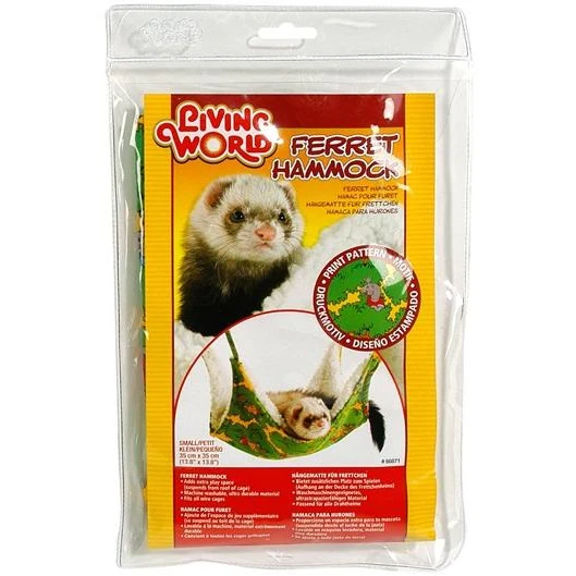 Living World Ferret Hammock (Green, Small, 35 cm)