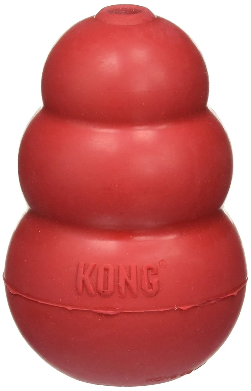 KONG Kong Classic Moyen — Jouet pour chien rouge (pack de 2)