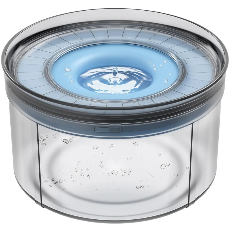 Techphardo Bol d'Eau pour Chien 3,8 L – Sans Déversement, Anti-éclaboussures, Anti-dig, Base Antidérapante, Sans BPA