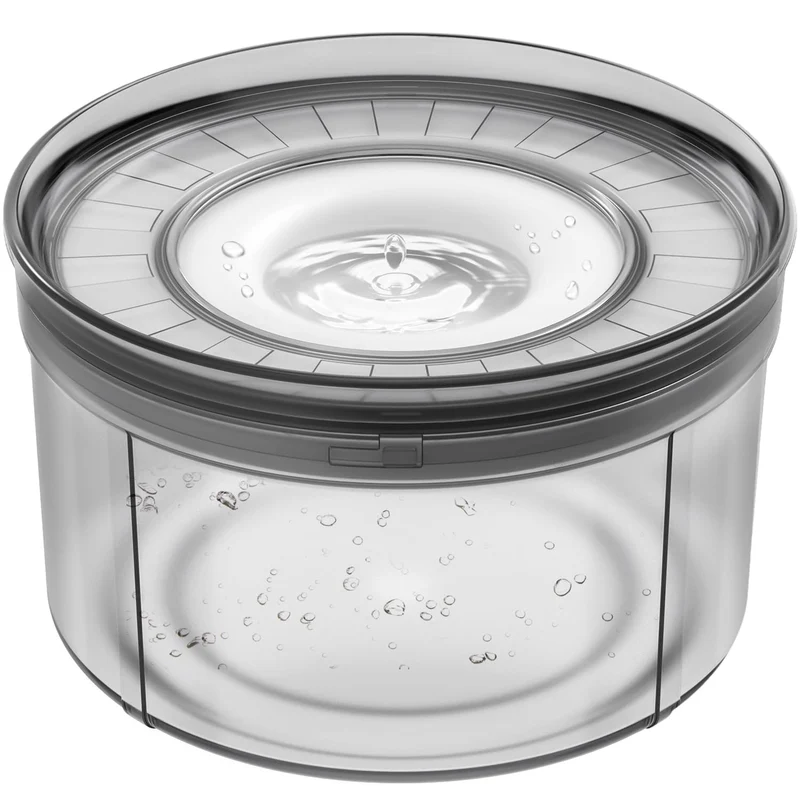 Techphardo Bol d'eau pour chien 1 gallon – sans déversement, anti-éclaboussures, base antidérapante, sans BPA