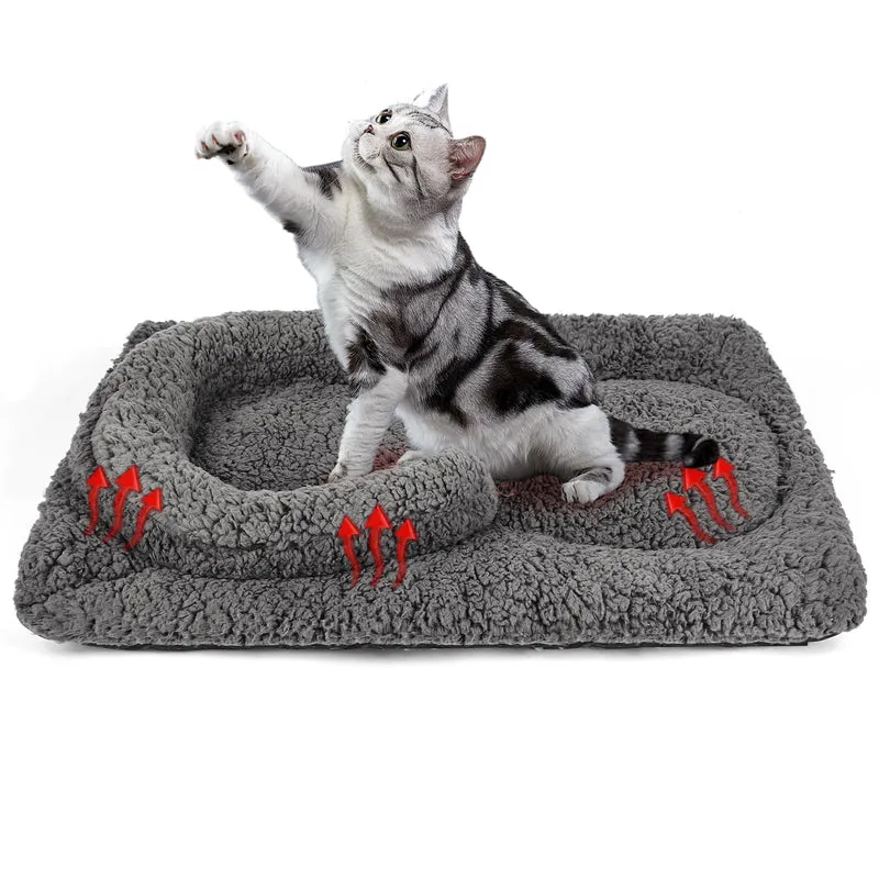 TailTastic Coussin Chauffant pour Chat – Oreiller en U, 24x18 pouces, Lavable en Machine