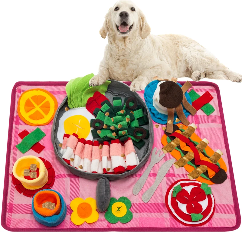 TUKOAW Snuffle Mat – Mat d’Exploration Olfactive pour Chiens et Chats