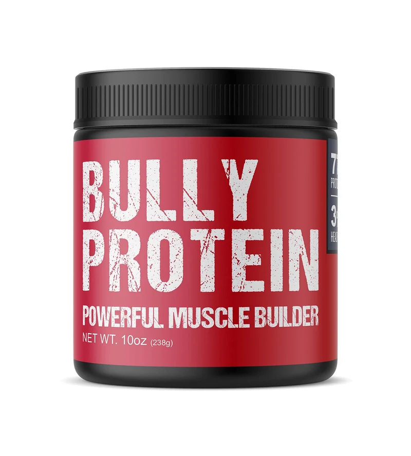 MBF SUPPLEMENTS Bully Protein – Protéine Véritable à base de Viande pour Chiens | 283 mg par Portion | 60 Portions