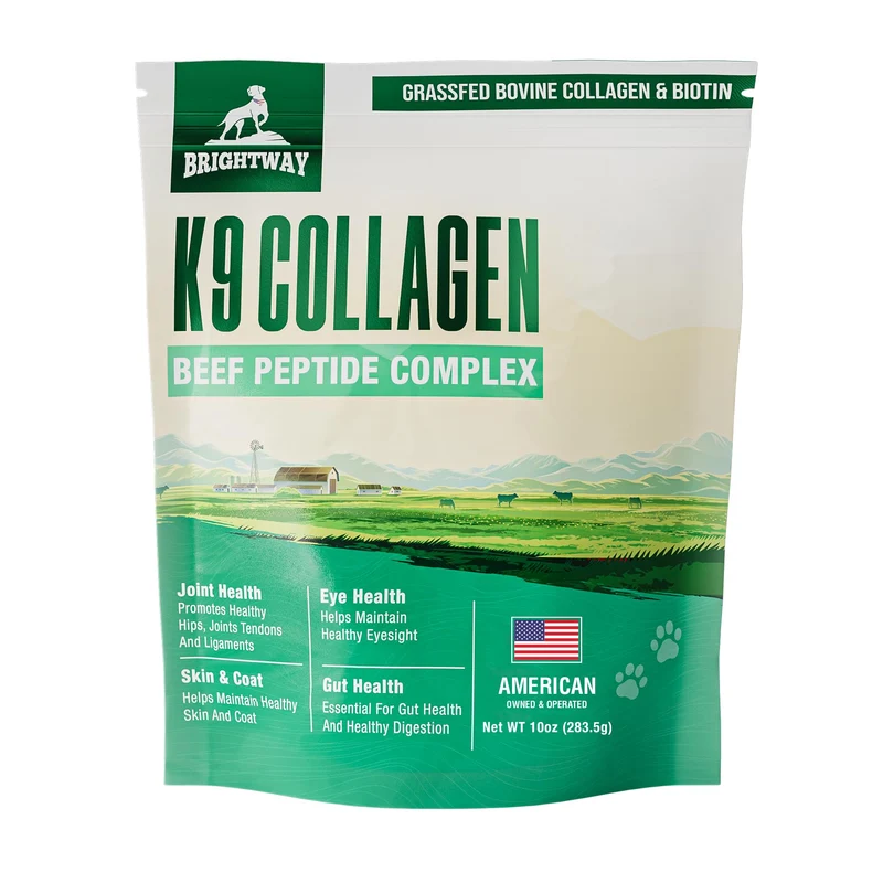 K9 Complexe de Collagène Peptides avec Biotine — Articulations et peau pour chiens | Brightway Pets