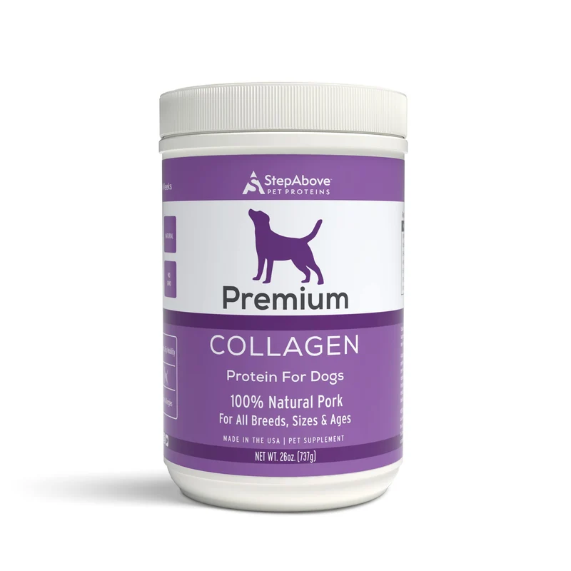 Step Above Proteins – Protéine de gélatine de collagène premium pour chiens, 1 lb 10 oz
