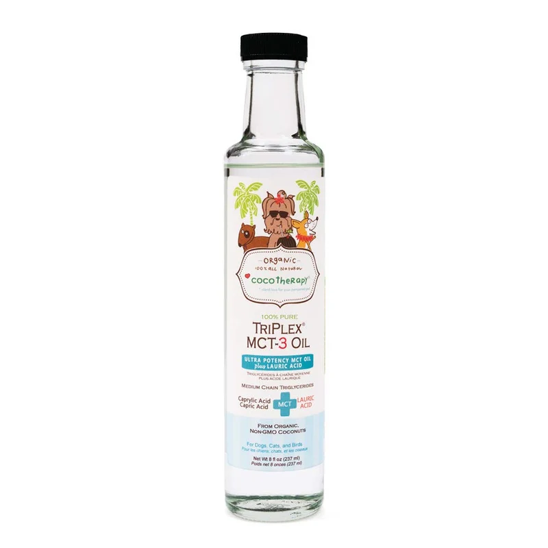CocoTherapy Triplex MCT-3 – Huile MCT 100% Pure et Naturelle, Non-OGM, 236 millilitres