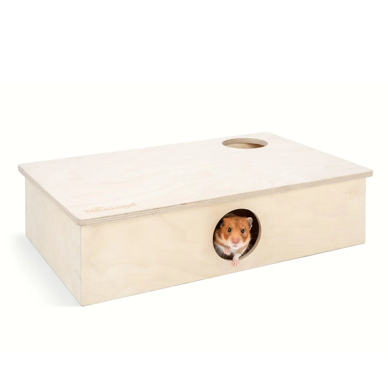 Niteangel Maison Hamster Multi-Chambres – Labyrinthe à 6 pièces et tunnels (Grand Modèle)