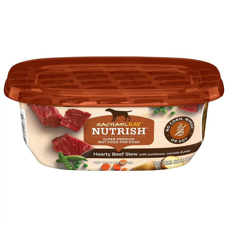 Rachael Ray Nutrish Ragoût Copieux au Boeuf – Nourriture Humide Premium pour Chien, 8 onces