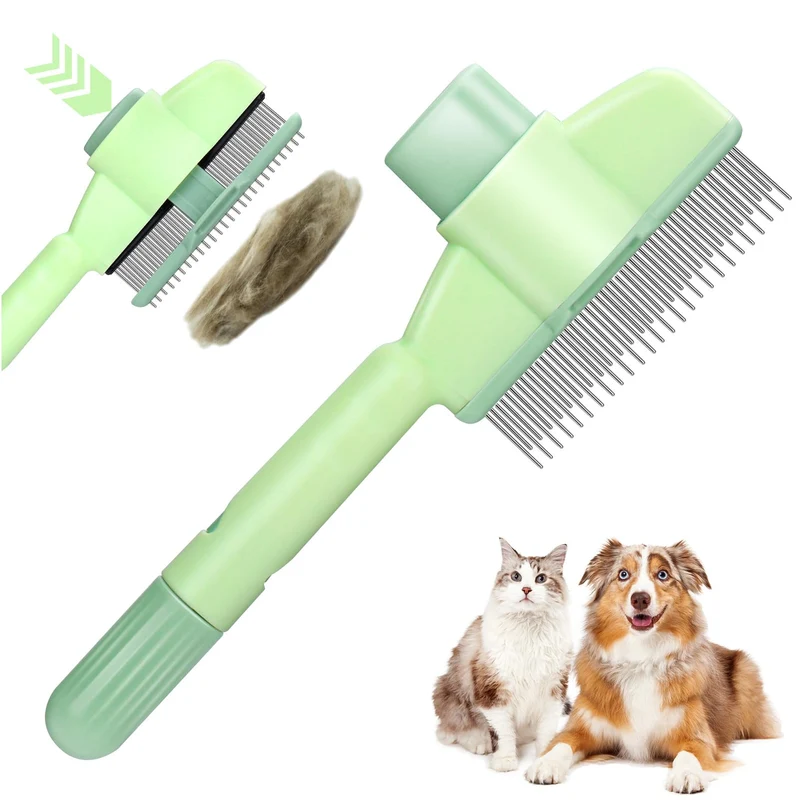 XANGNIER Peigne Auto-Nettoyant Dépailleur — Brosse de Toilettage pour Chats et Chiens