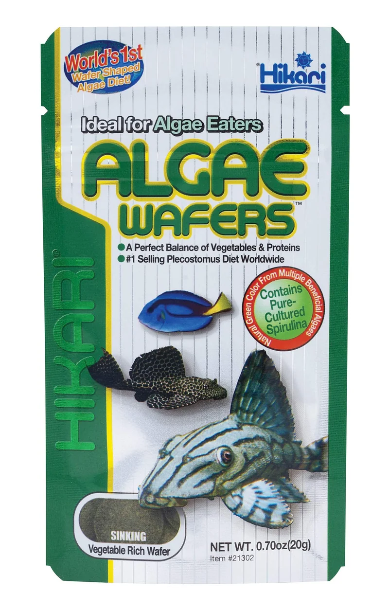 Hikari Wafers Algues pour Poissons – 0,70 oz (environ 20 g)