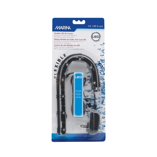 Marina Flexible LED Air Curtain - 35.5 cm, 8 Blue LED lamps