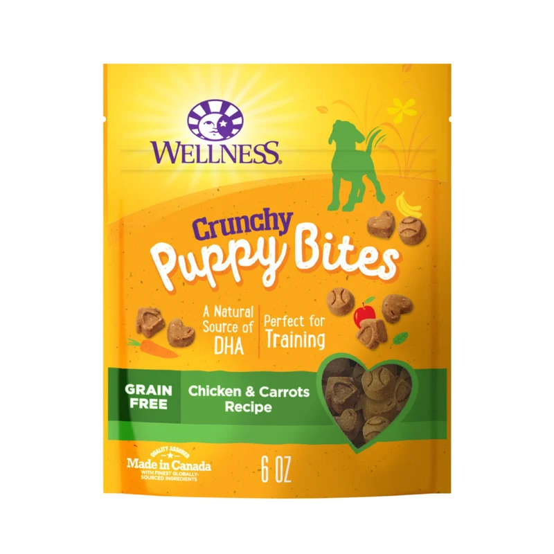 Wellness Friandises chiots croquantes sans céréales — Poulet et Carotte (170 g)