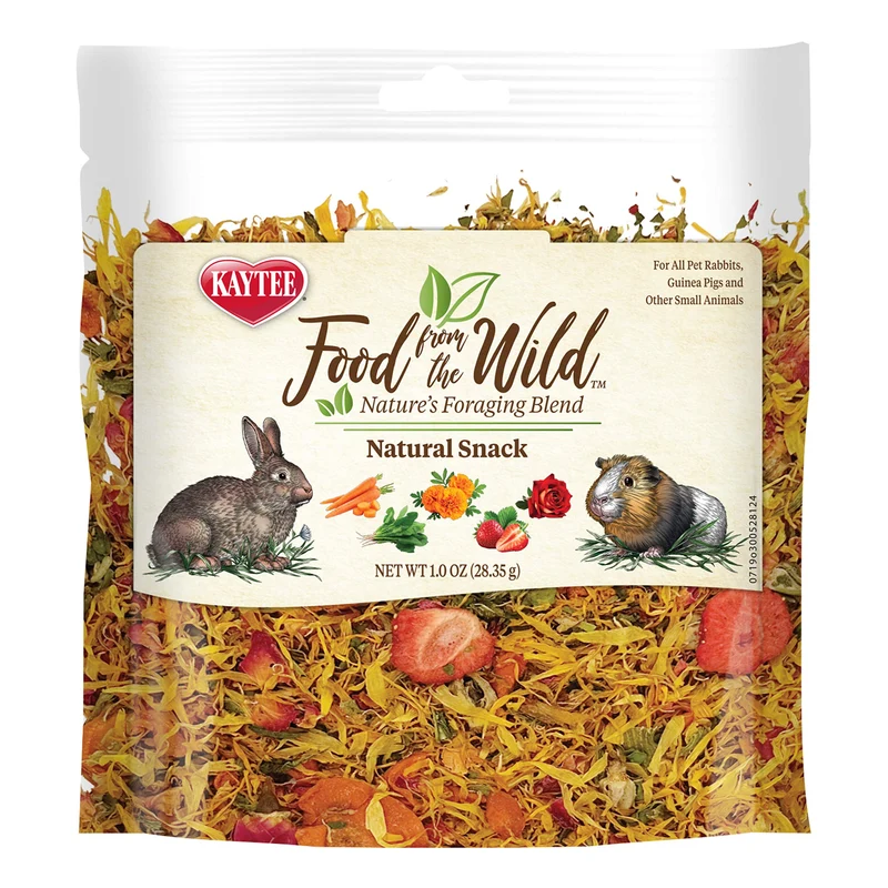 Kaytee Nourriture du Sauvage — Snack naturel pour lapins, cochons d’Inde et autres petits animaux, 28 g