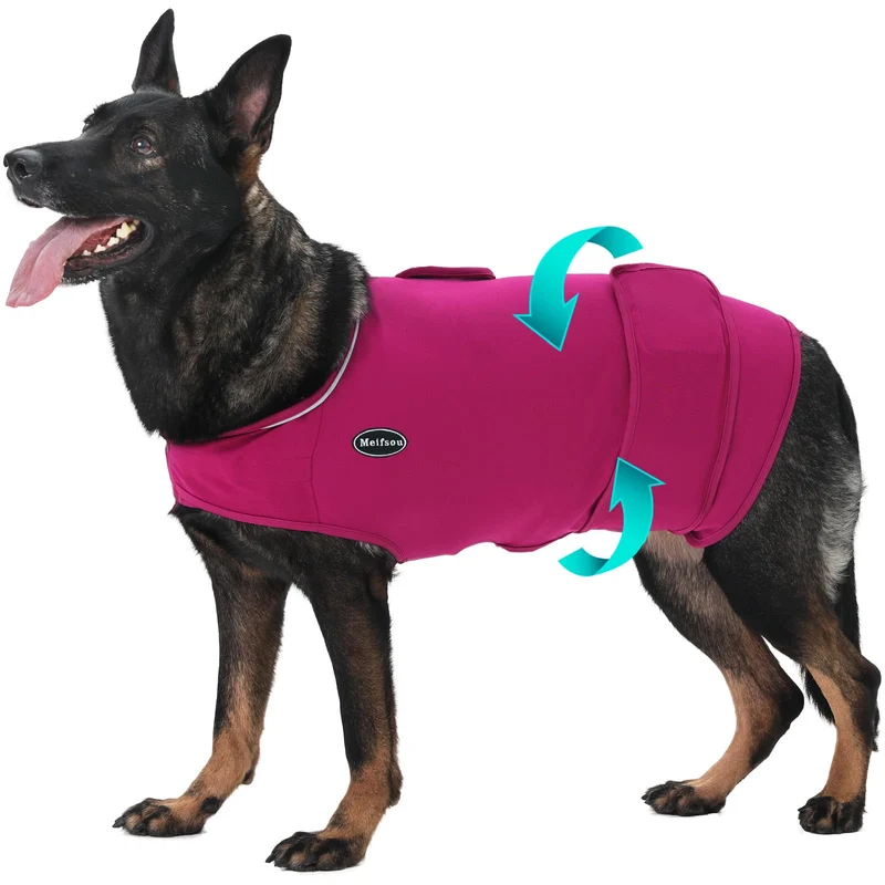 Veste anti-anxiété Meifsou pour chien – Gilet réconfortant pour orages, feux d'artifice et visites chez le vétérinaire