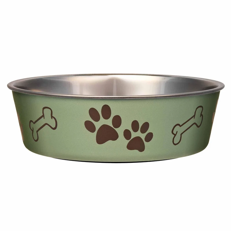 Loving Pets Bella Bol Inox Artichaut – Bol anti-déversement pour chien et chat (54 oz)