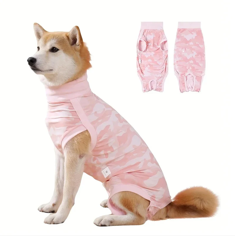 Coppthinktu Combinaison pour Chien – Chirurgie Femelle Rose, Protection Post-Chirurgie