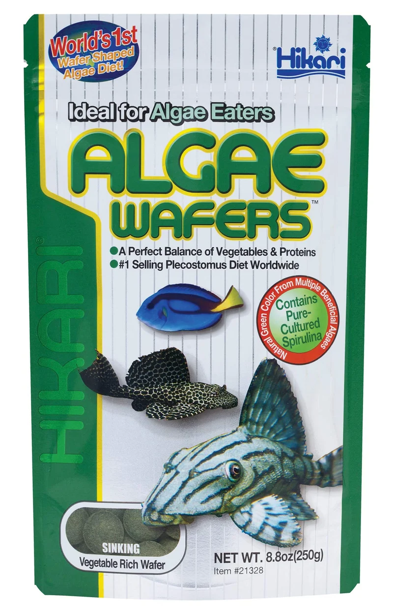Galettes d'algues tropicales Hikari AHK21328 – 8,8 onces (250 g), alimentation pour poissons pleco et algivores