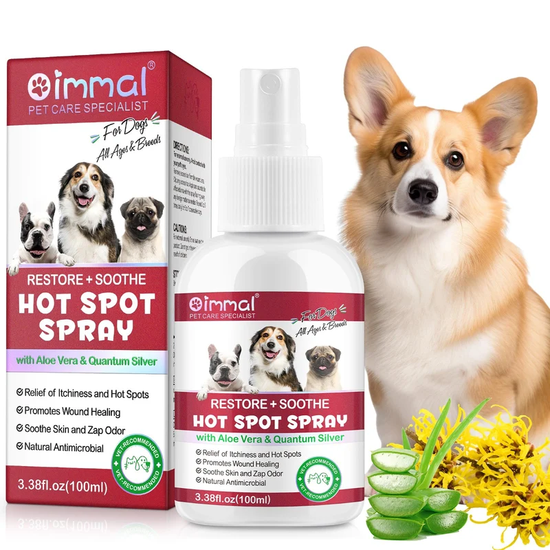 Shuangjia Hot Spot Spray Chien – Soin démangeaisons et irritations 2025