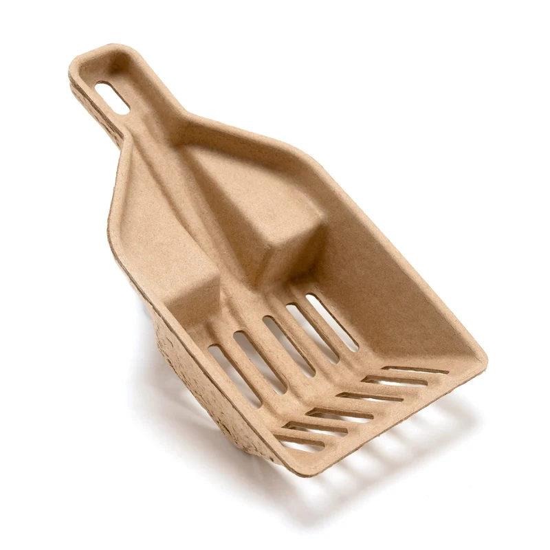 Kitty Sift FiberScoop — Pelle à litière jetable, sans plastique, écologique et pratique