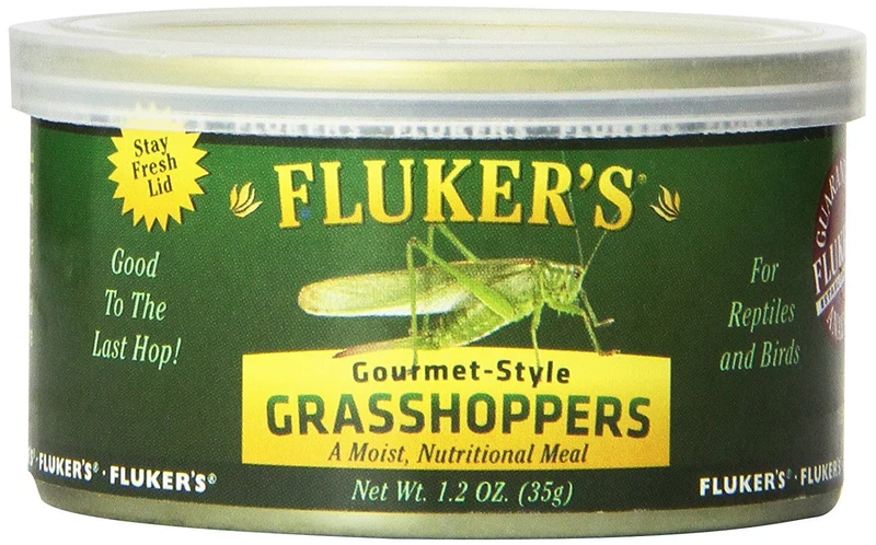Fluker's Sauterelles en conserve – Nourriture Gourmet 1,2 oz pour Reptiles, Poissons, Oiseaux et Petits Animaux
